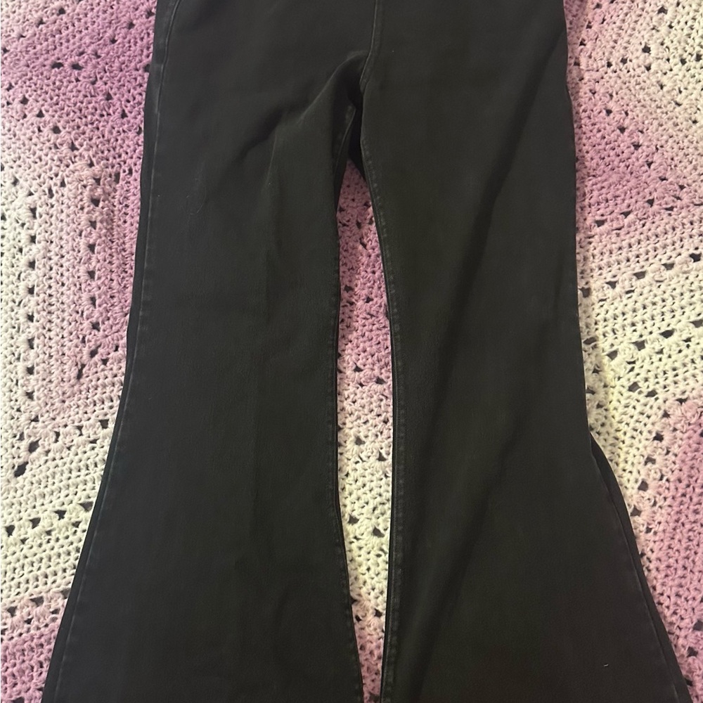 Black Flared Pants